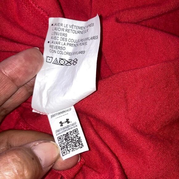 UNDER ARMOUR Maryland Terrapins Red Performance Long Sleeve Shirt Womens Large - Picture 11 of 13